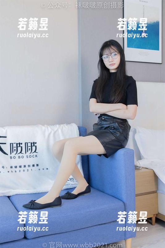 袜啵啵 - 只想问，黑色小腿袜能否拯救不开心的灵魂？稚予和原图、图片来帮你解闷！